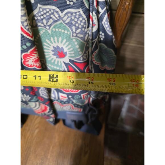 Vera Bradley Lighten Up Rolling Backpack Retired Nomadic Floral Print - Picture 8 of 10